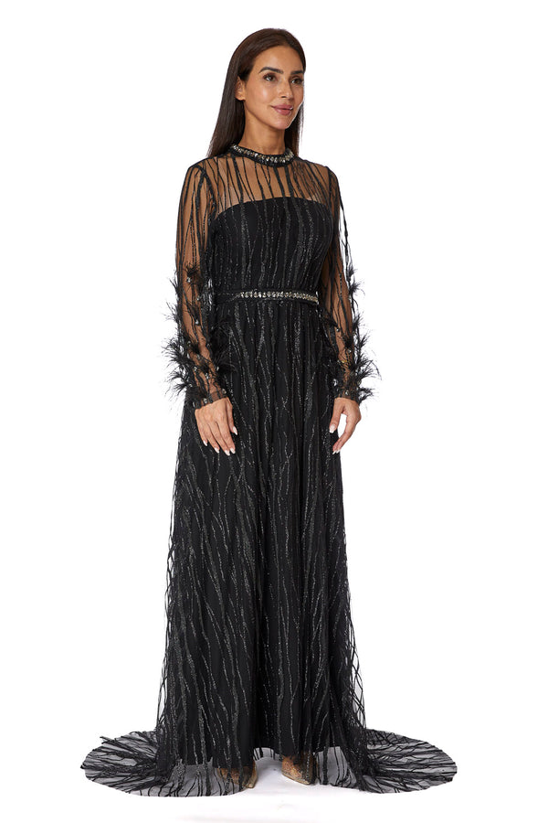 Women's Evening Dress – ELM D 366 – Look 1 – Product view 1