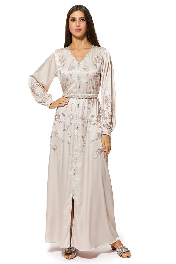 Nude Moroccan Kaftan – ELM M 494 – Product view 1