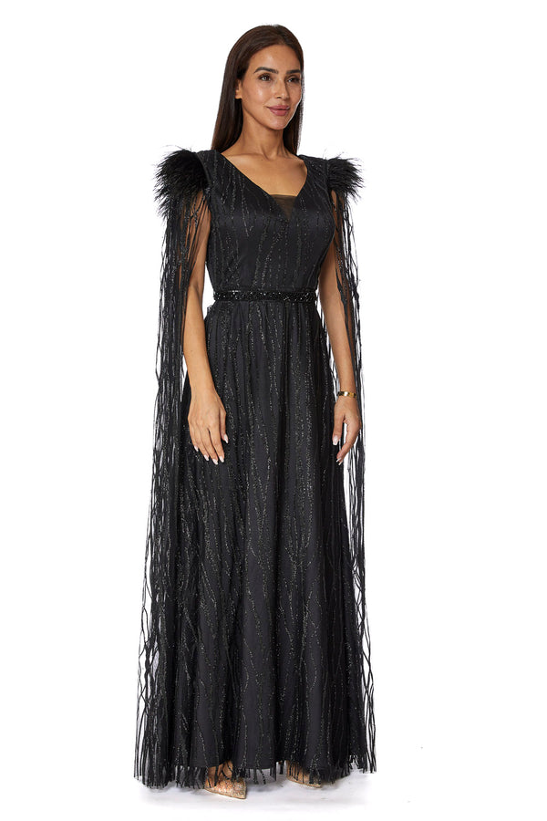 Black Women's Dress – ELM D 356 – Product view 1