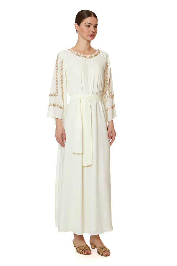 White Jalabiya – ELM J 492 – Product view 1