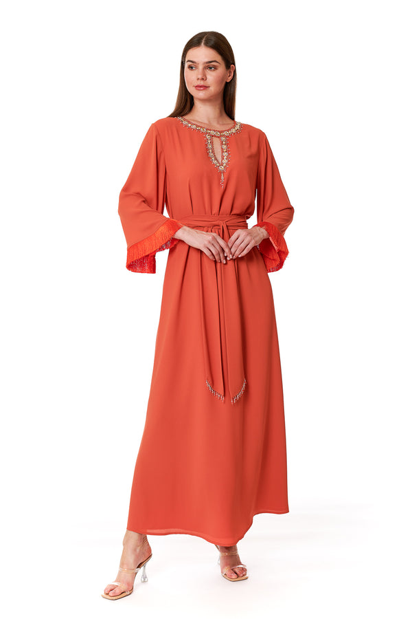 Orange Jalabiya – ELM J 544 – Product view 1