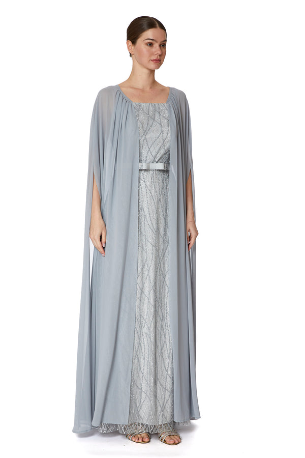 Gray Women's Dress – ELM D 352 – Product view 1