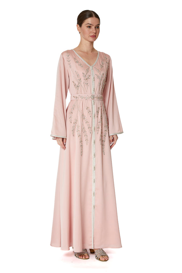 Pink Moroccan Kaftan – ELM M 574 – Product view 1