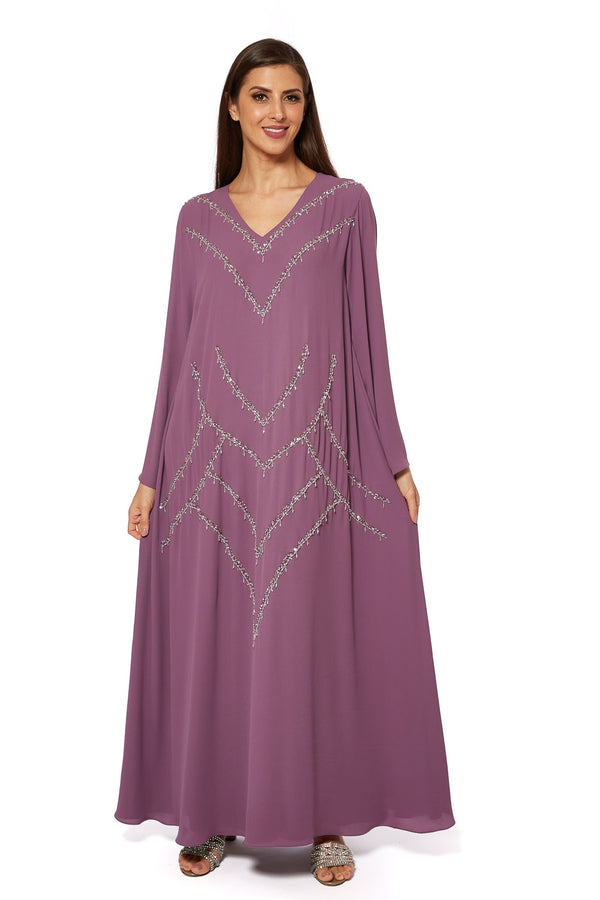 Purple Jalabiya – ELM J 413 – Product view 1