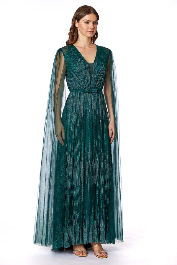 Dark Green Women's Dress – ELM D 189 – Product view 1