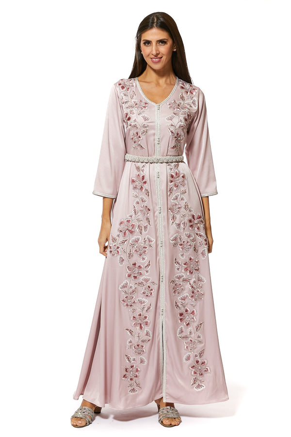 Purple Moroccan Kaftan – ELM M 497 – Product view 1