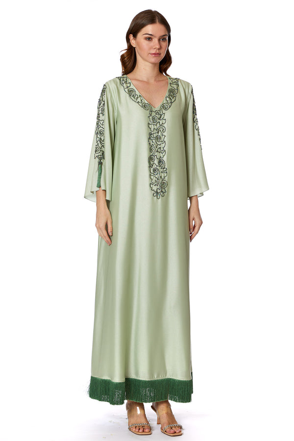 Light Green Jalabiya – ELM J 485 – Product view 1