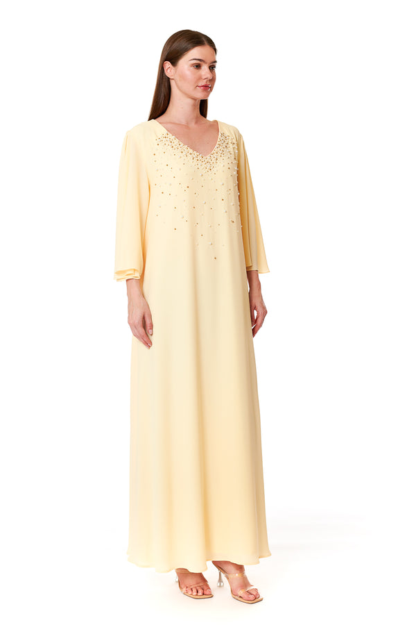 Yellow Jalabiya – ELM J 541 – Product view 1