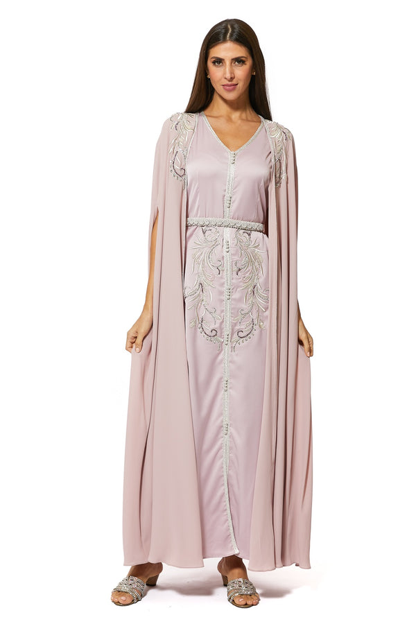 Nude Moroccan Kaftan – ELM M 484 – Product view 1