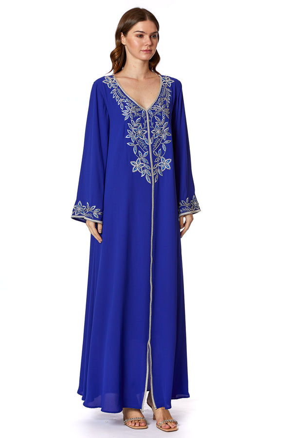 Royal Blue Jalabiya – ELM J 483 – Product view 1