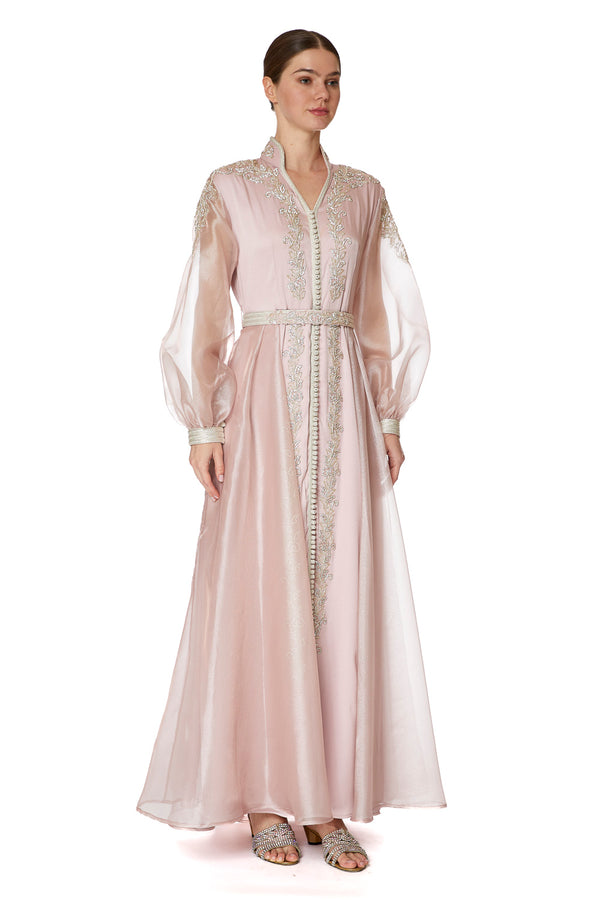 Nude Moroccan Kaftan – ELM M 596 – Product view 1