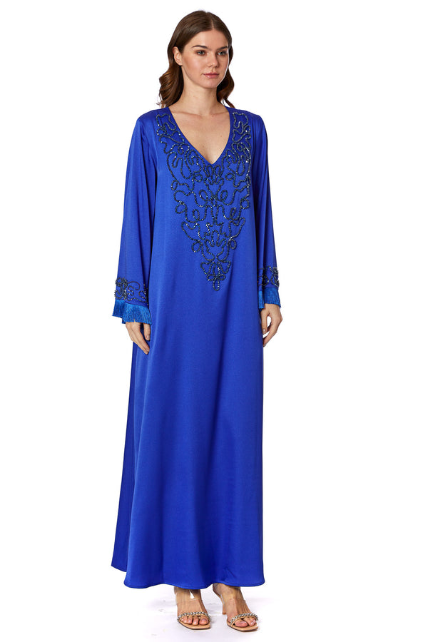 Royal Blue Jalabiya – ELM J 482 – Product view 1