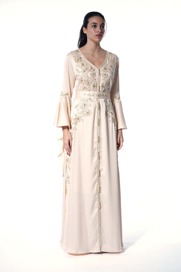 Pink Moroccan Kaftan – ELM M 616 – Look 2 – Product view 1