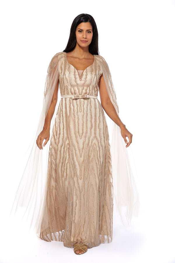 Gold Women's Dress – ELM D 318 – Product view 1