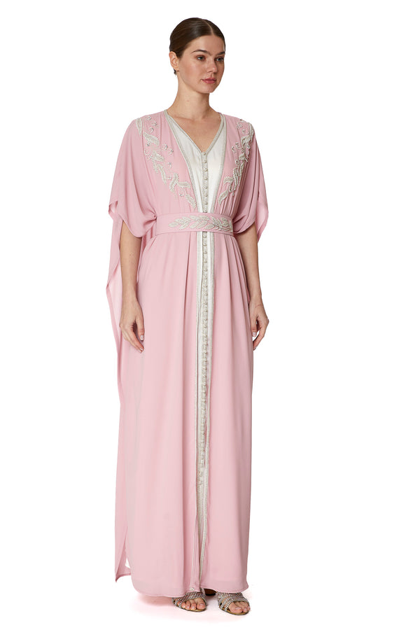 Pink Moroccan Kaftan – ELM M 601 – Product view 1
