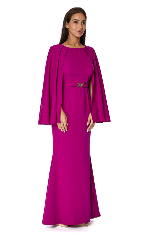 Dark Purple Women's Dress – ELM D 347 – Product view 1
