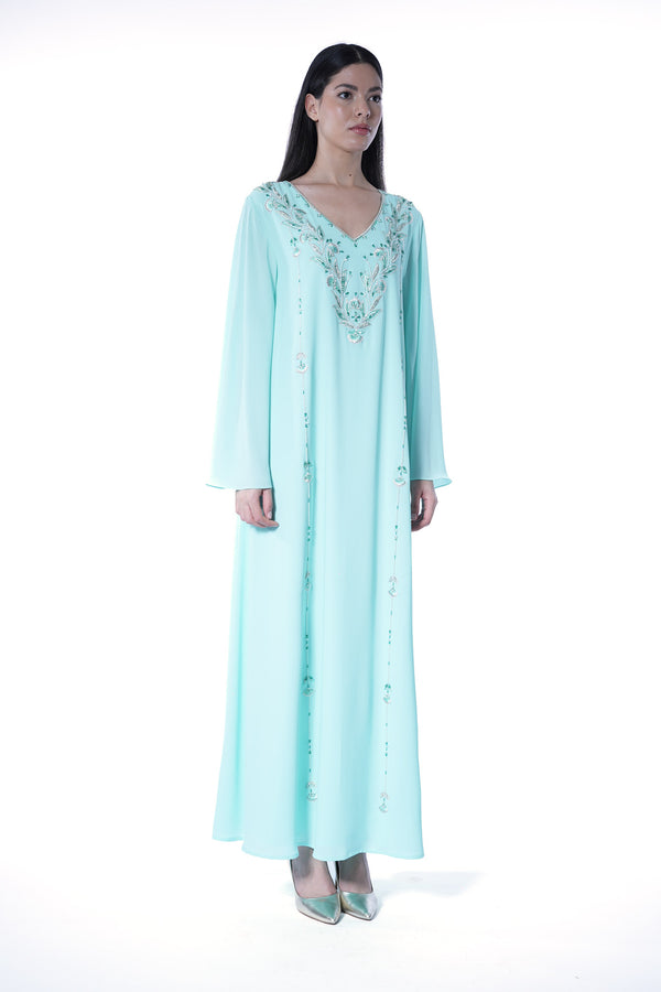 Light Green Jalabiya – ELM J 554 – Product view 1