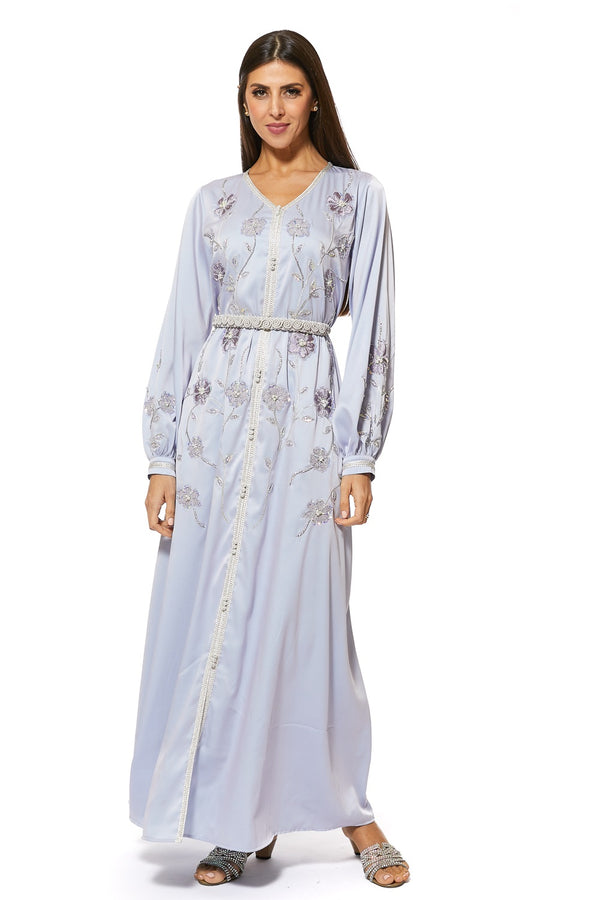 Blue Moroccan Kaftan – ELM M 494 – Product view 1