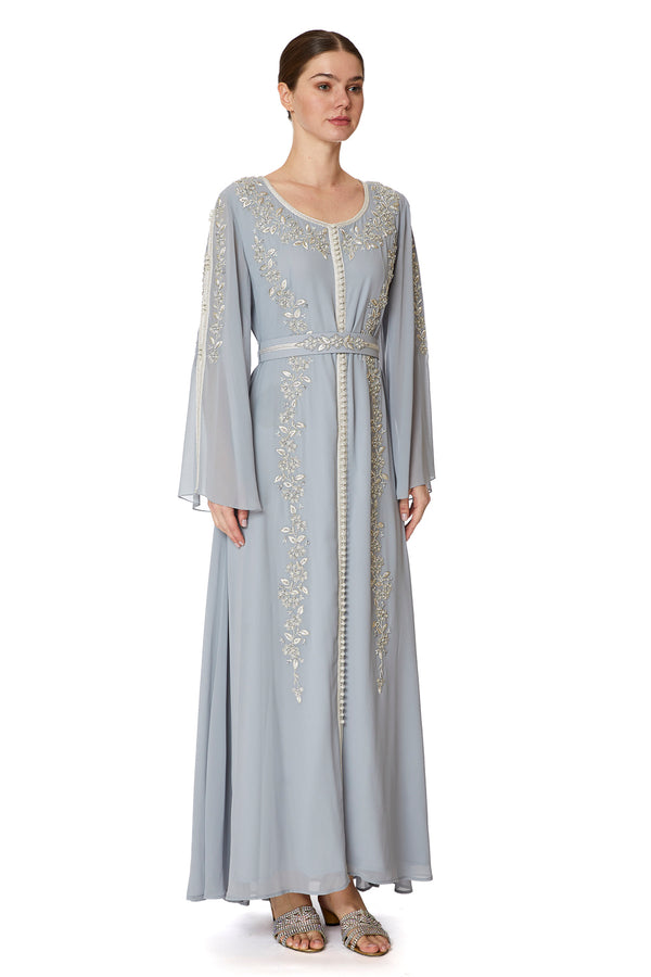 Blue Moroccan Kaftan – ELM M 599 – Product view 1