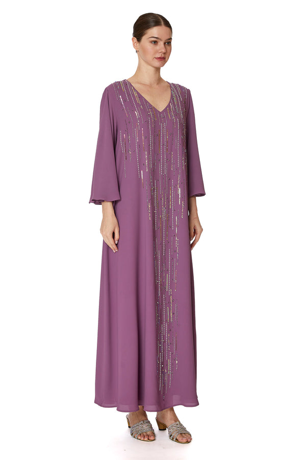 Purple Jalabiya – ELM J 512 – Product view 1