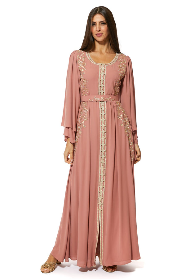 Nude Moroccan Kaftan – ELM M 501 – Product view 1