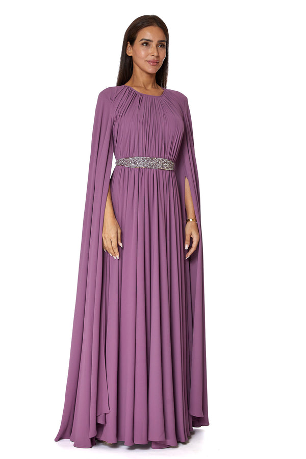 Purple Women's Dress – ELM D 363 – Product view 1
