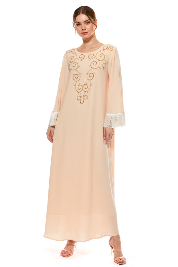 Peach Jalabiya – ELM J 459 – Product view 1