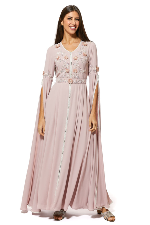 Nude Moroccan Kaftan – ELM M 493 – Product view 1