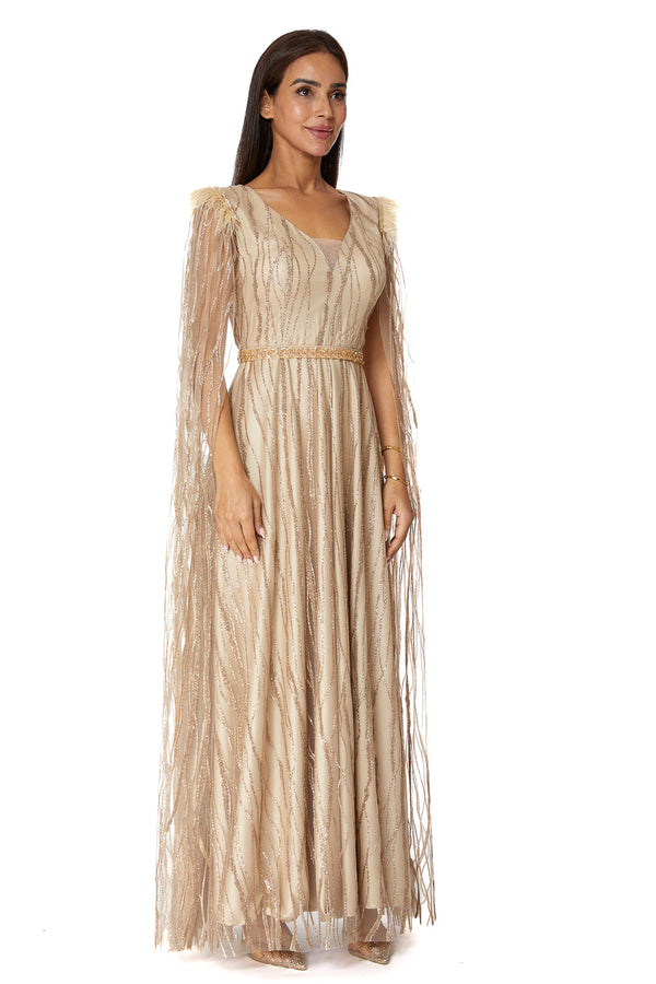 Gold Women's Dress – ELM D 356 – Product view 1