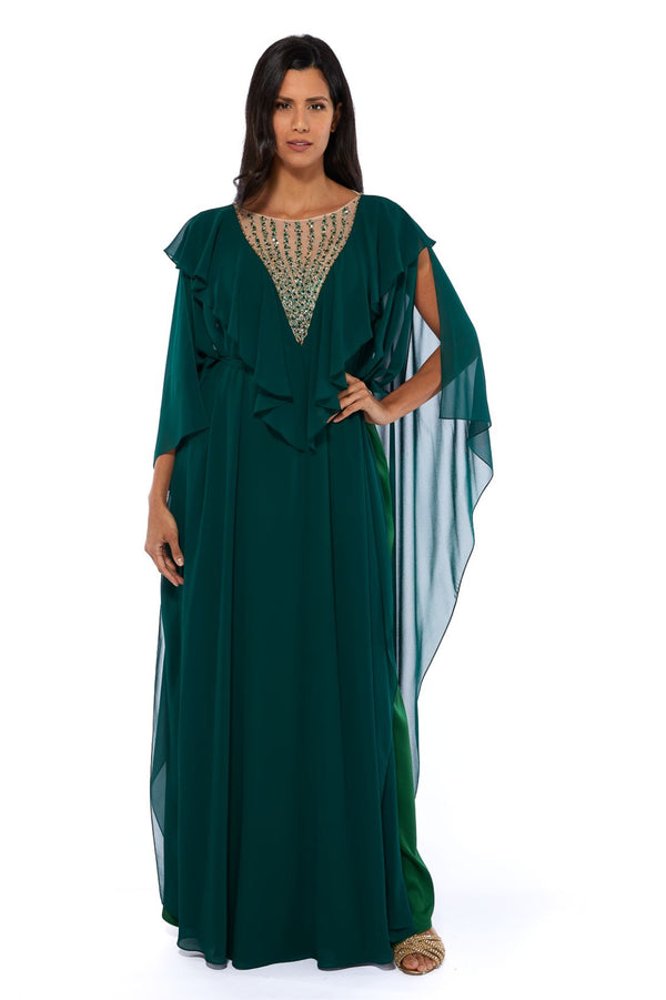 Emerald Green Women's Dress – ELM D 322 – Product view 1