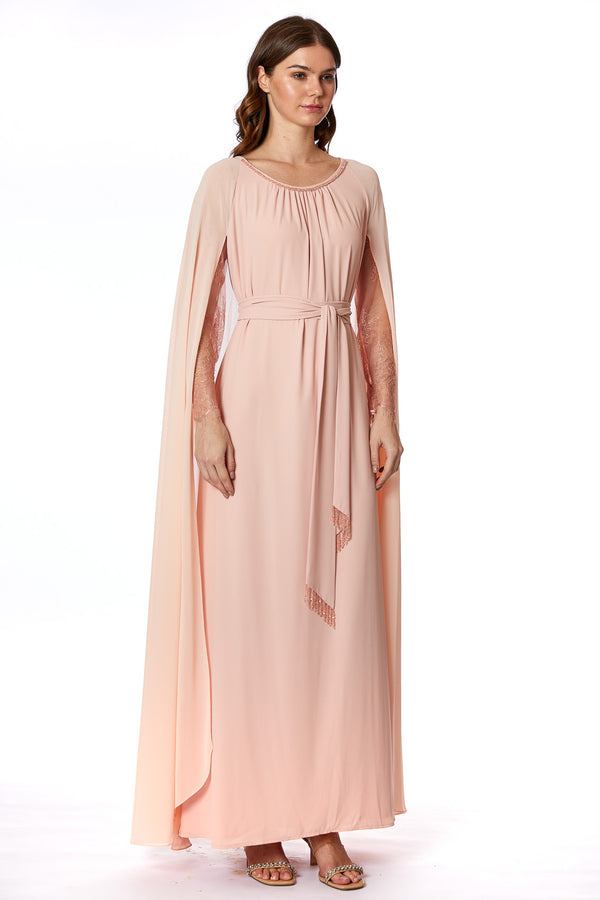 Peach Women's Dress – ELM D 346 – Product view 1