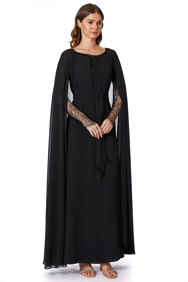 Black Women's Dress – ELM D 346 – Product view 1