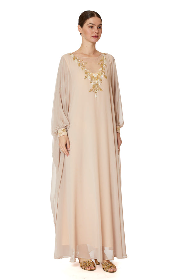 Beige Jalabiya – ELM J 495 – Product view 1