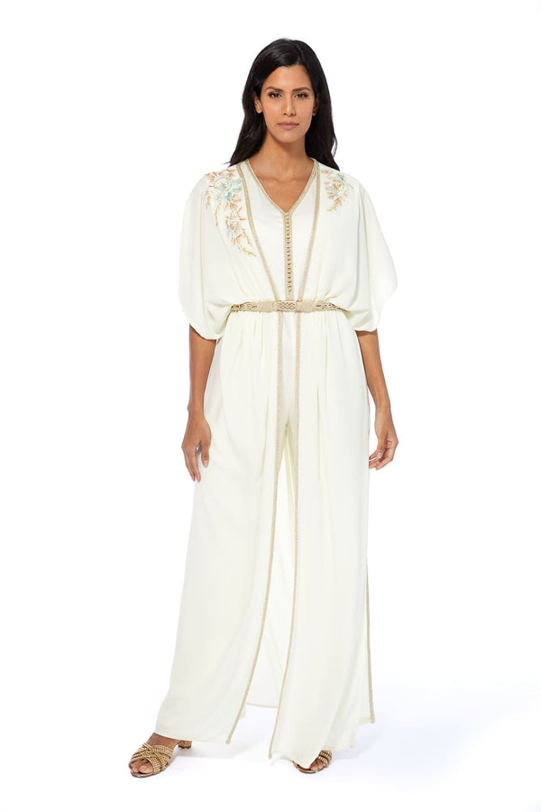 White Moroccan Kaftan – ELM M 560 – Product view 1