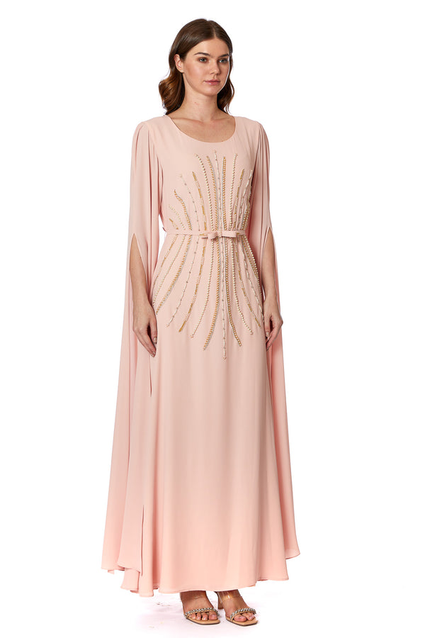 Peach Women's Dress – ELM D 342 – Product view 1