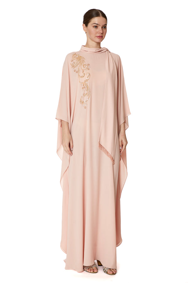 Peach Jalabiya – ELM J 518 – Product view 1