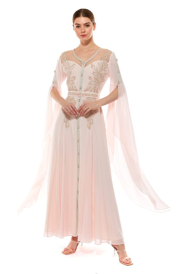 Pink Moroccan Kaftan – ELM M 530 – Product view 1