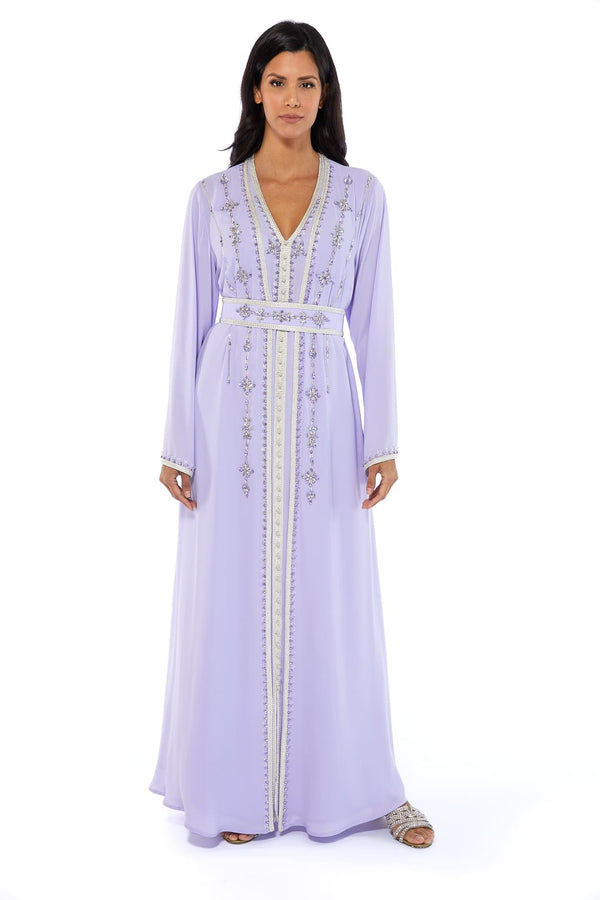 Violet Moroccan Kaftan – ELM M 569 – Product view 1
