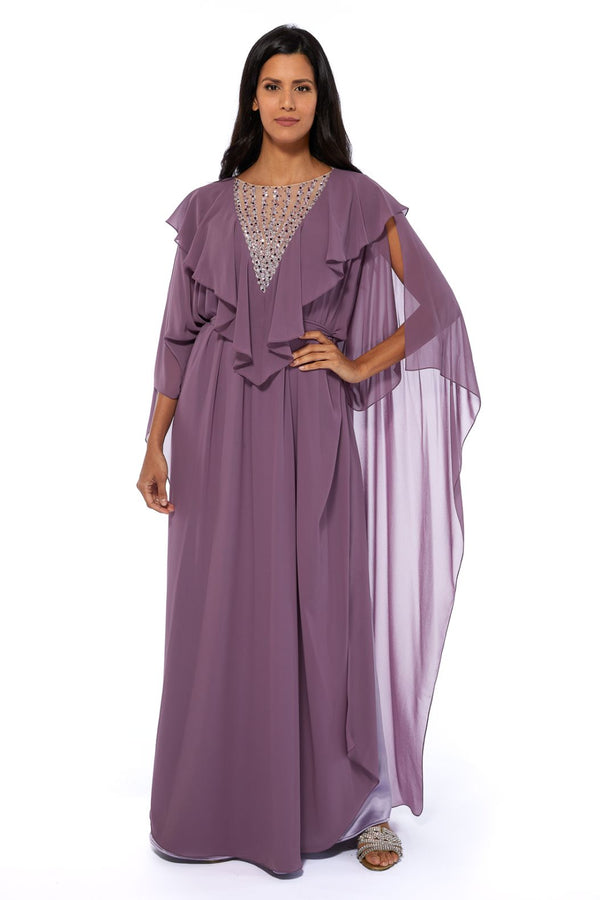 Purple Women's Dress – ELM D 322 – Product view 1