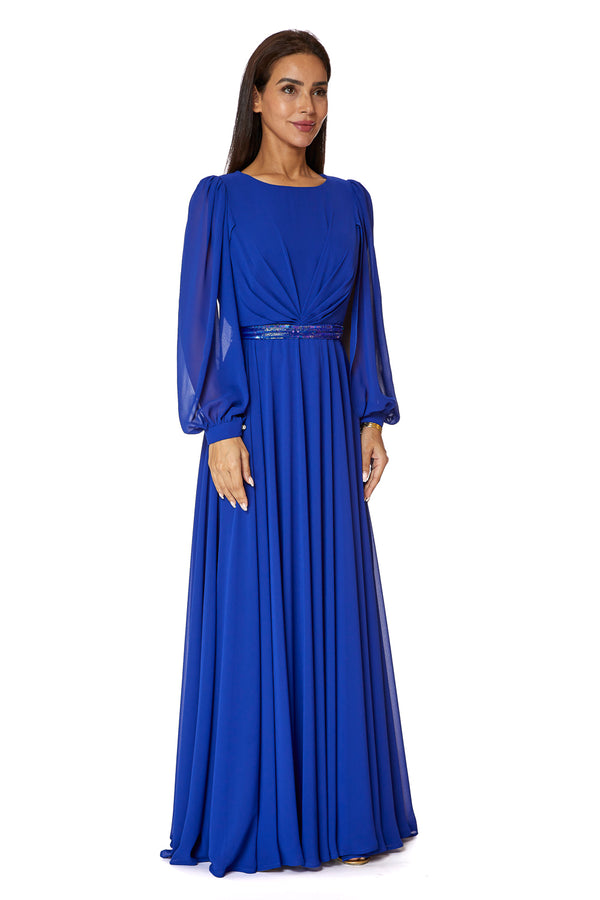Royal Blue Women's Dress – ELM D 353 – Product view 1