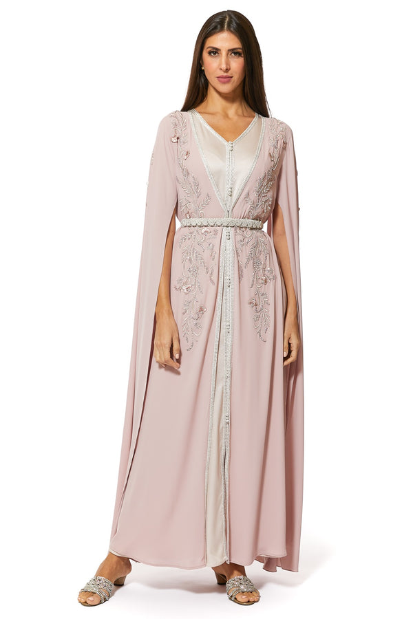 Nude Moroccan Kaftan – ELM M 498 – Product view 1