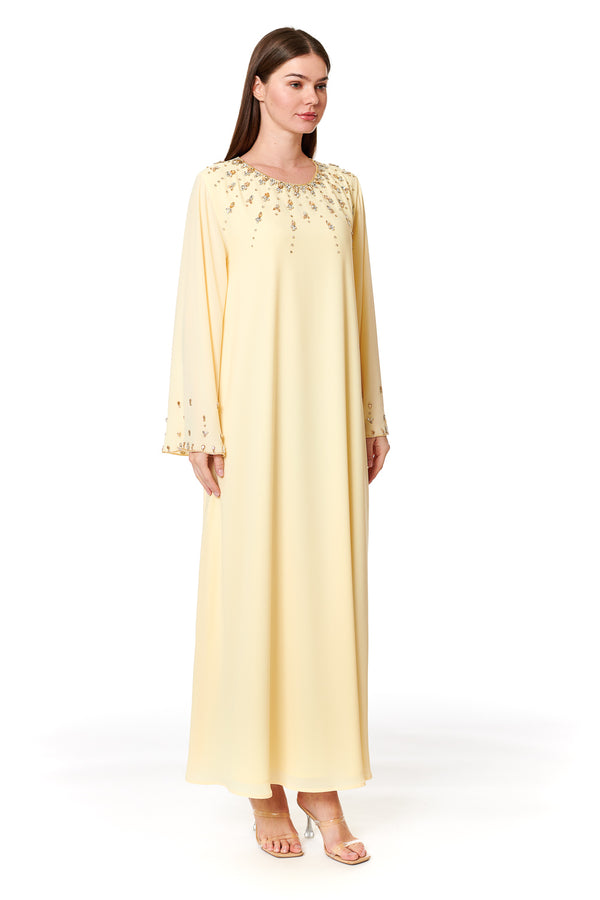 Yellow Jalabiya – ELM J 523 – Product view 1