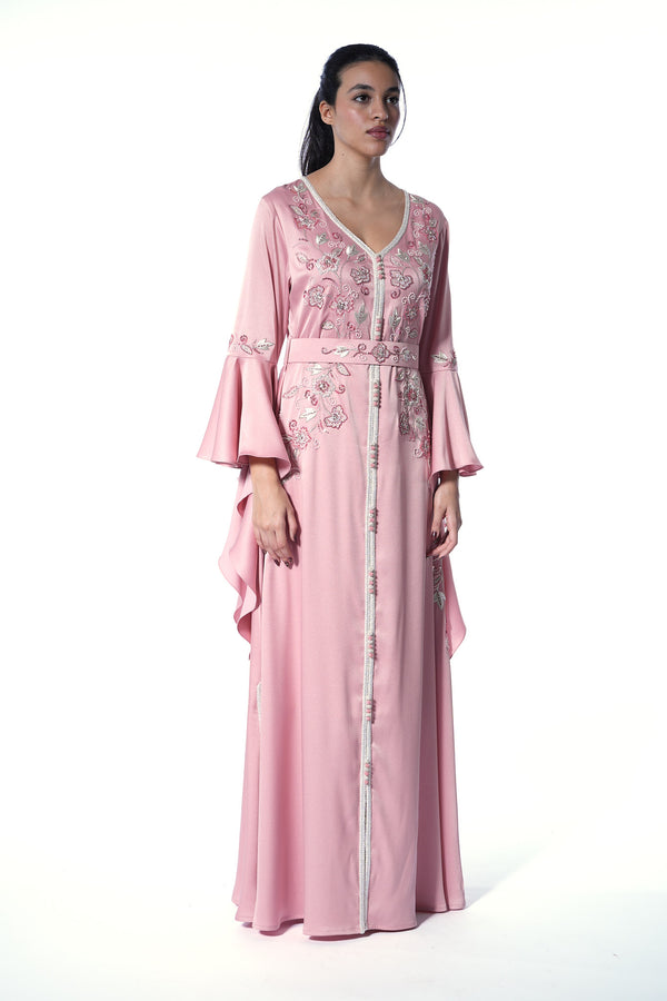 Pink Moroccan Kaftan – ELM M 616 – Product view 1