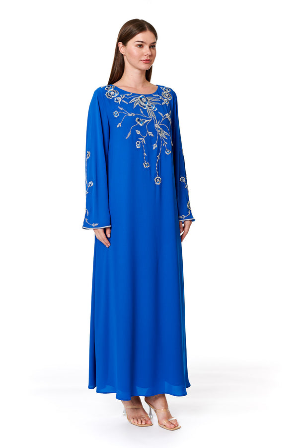 Royal Blue Jalabiya – ELM J 536 – Product view 1