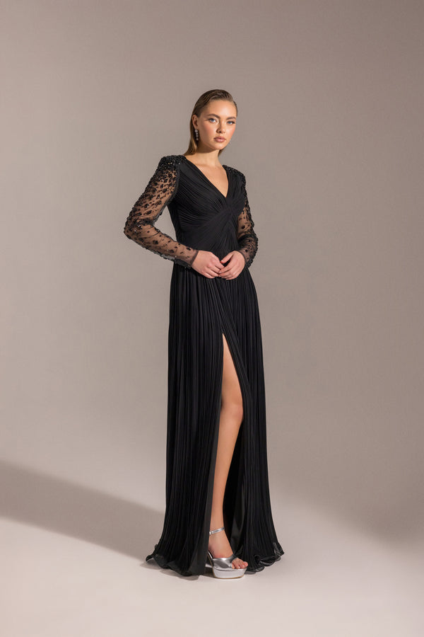 Black Women's Dress – ELM D 25057 – Product view 1
