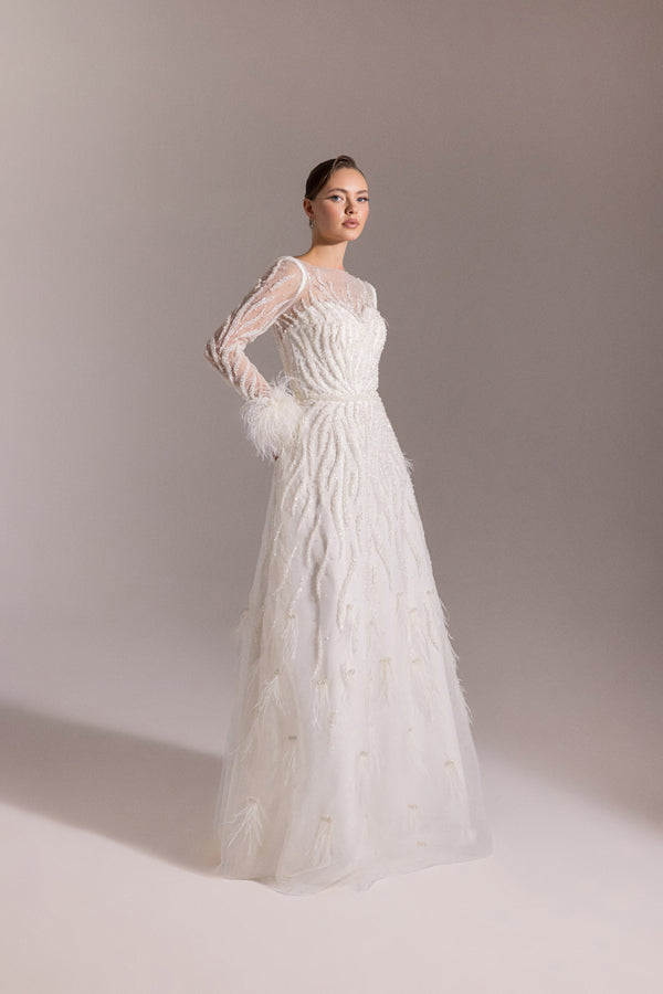 Off White Bridal Dress – ELM D 25072