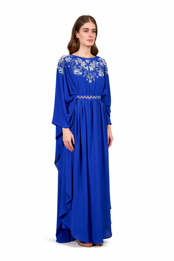 Royal Blue Jalabiya – ELM J 587 – Product view 1