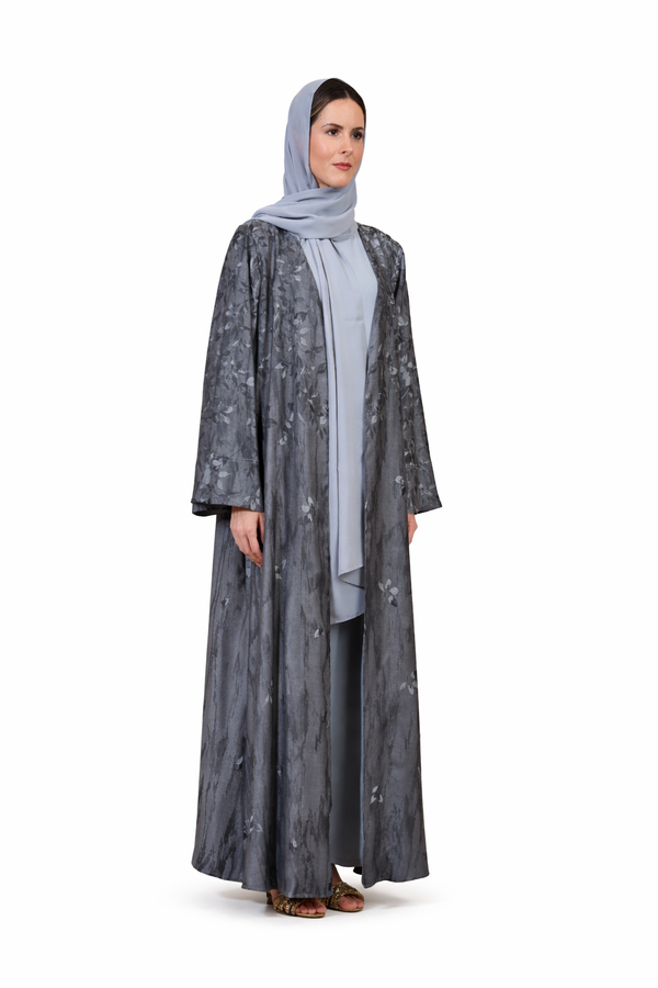 Gray Abaya – ELM A 772 – Product view 1