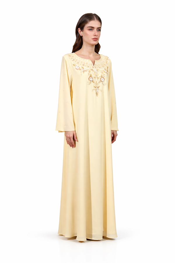 Yellow Jalabiya – ELM J 596 – Product view 1