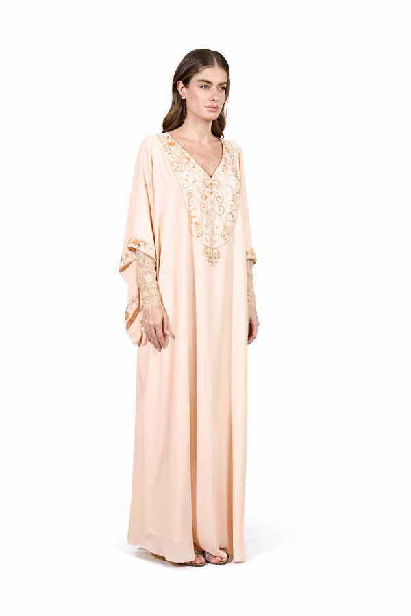 Peach Jalabiya – ELM J 599 – Product view 1